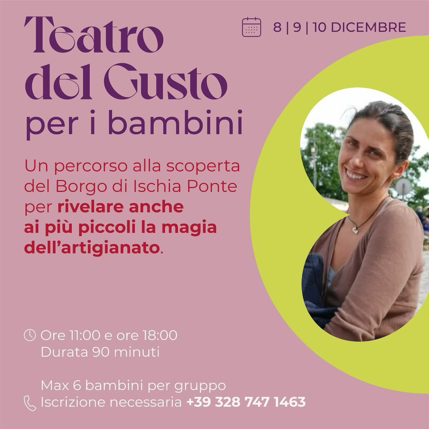 Arriva il Teatro del Gusto per i bambini